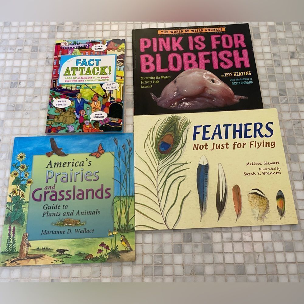 Kids Educational - Animals, Birds, Plants, Facts - Book Collection